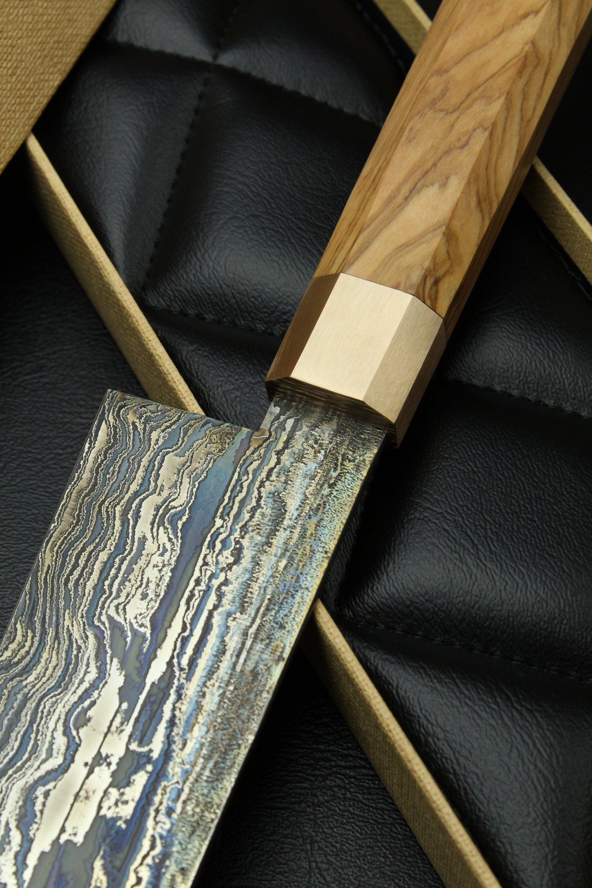 Damaszener Santoku 215 Oktogonal 1.0