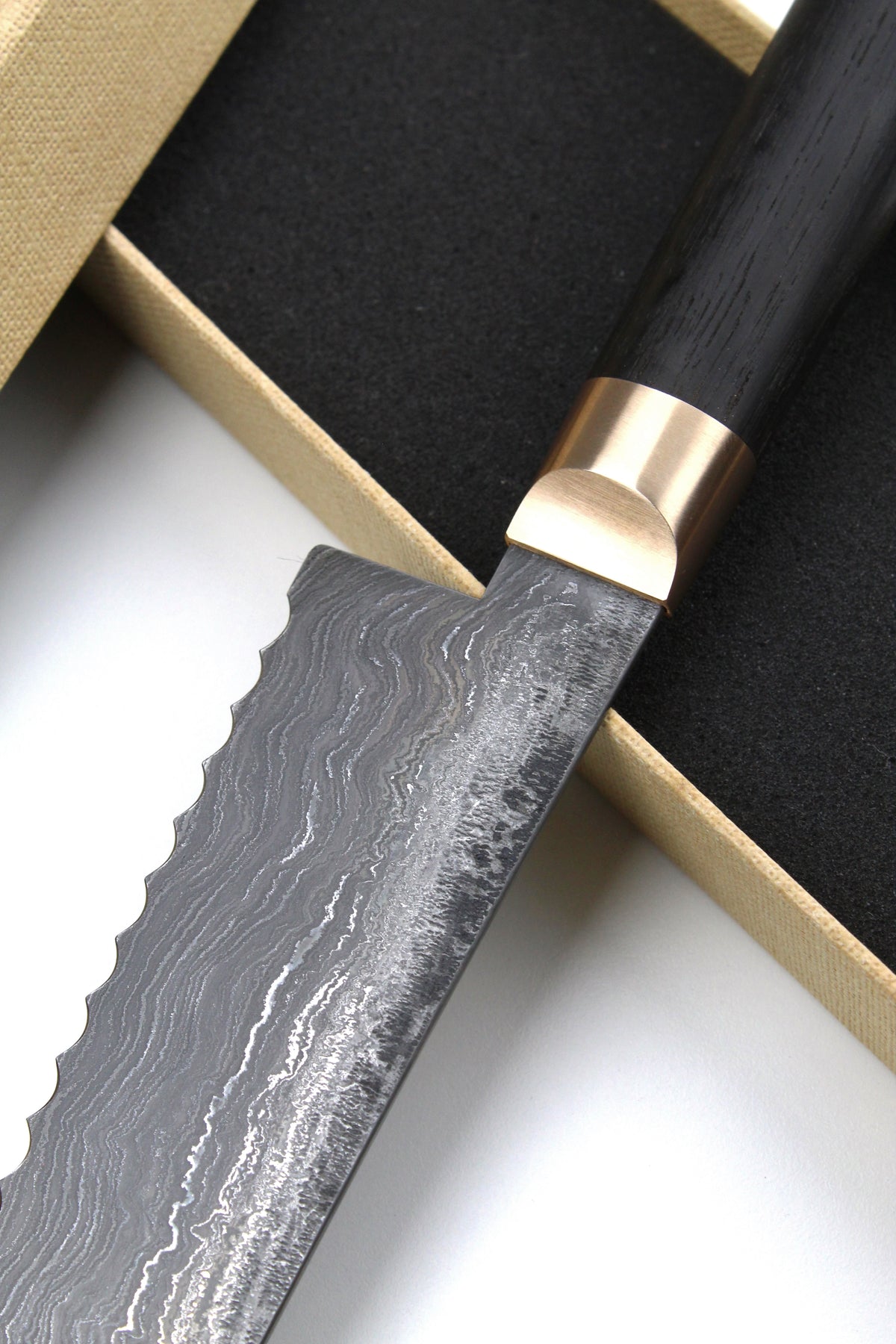 Brotmesser HK Oval Damast