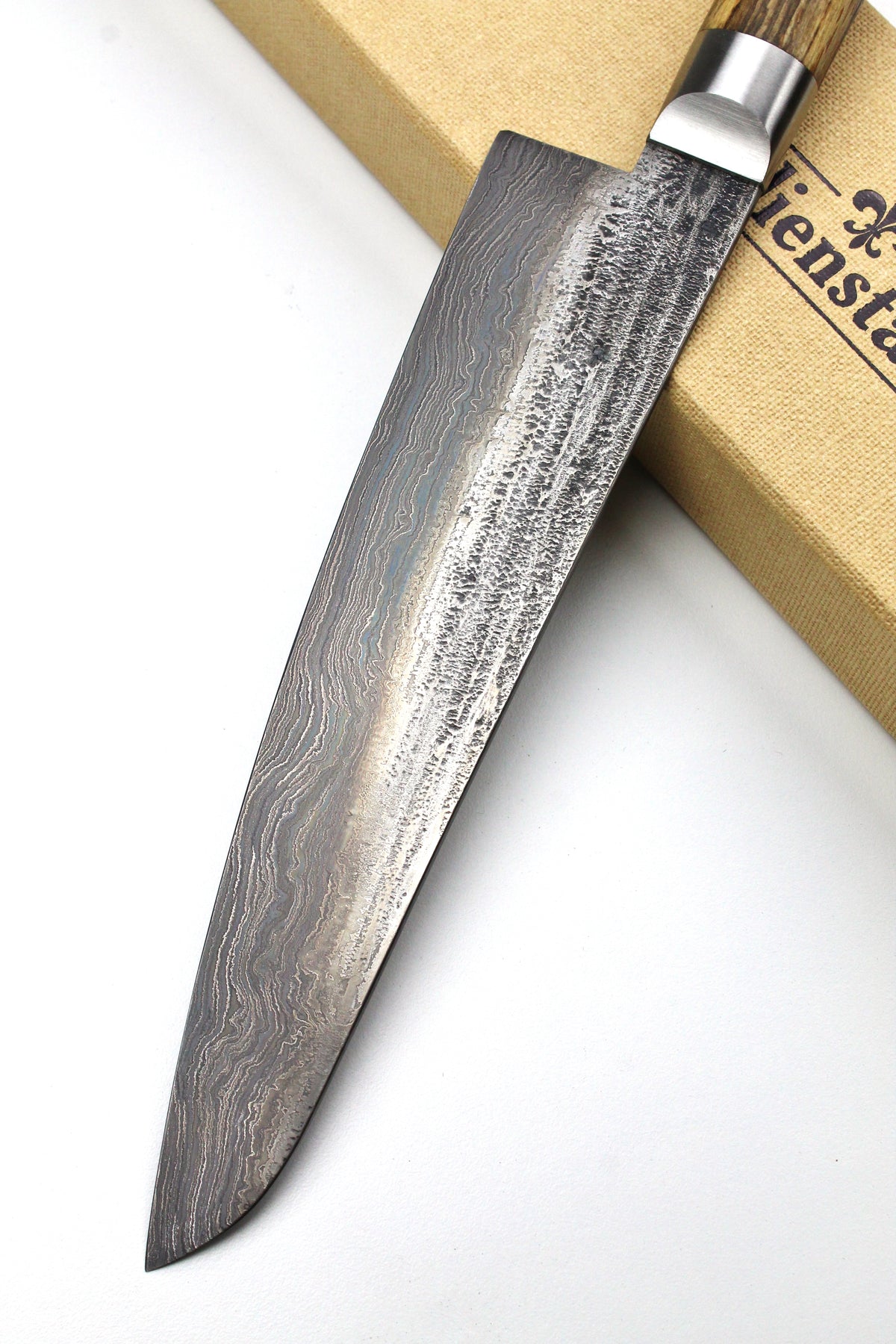 Gyuto Buchenholz Oval 500L Damast