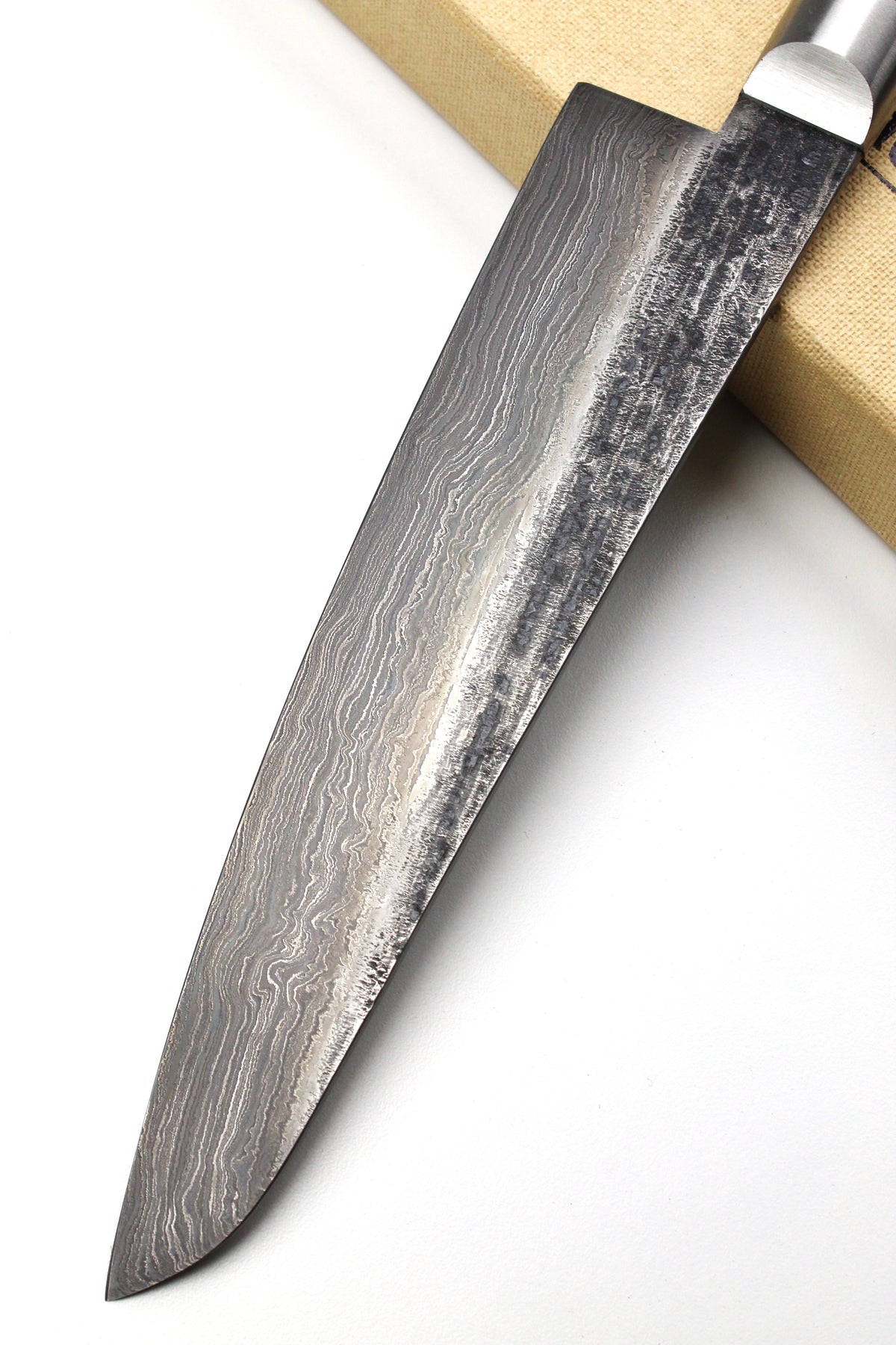 Damast-Gyuto 500L Walnussholz