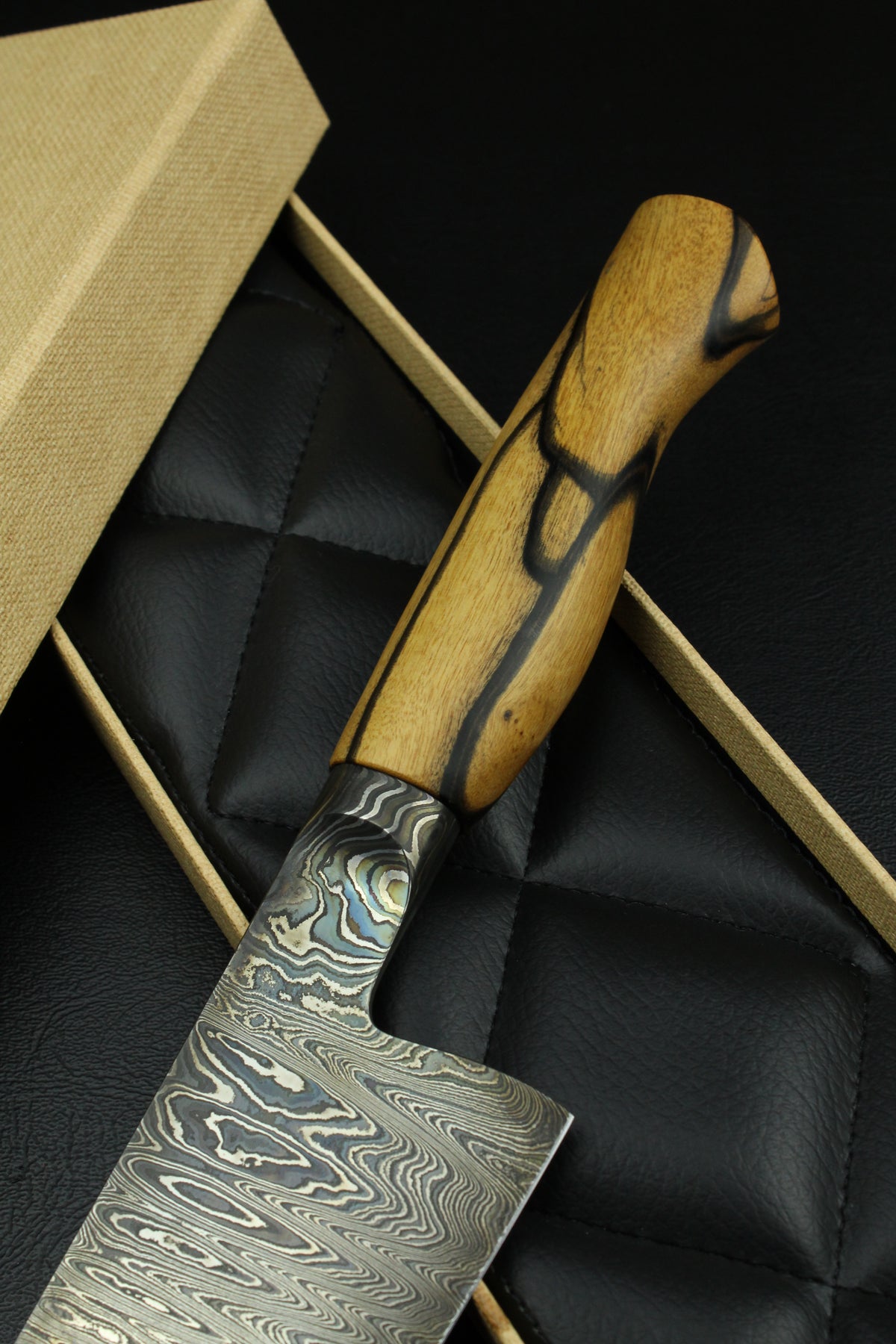 Santoku 195 Le Tigre patiniert
