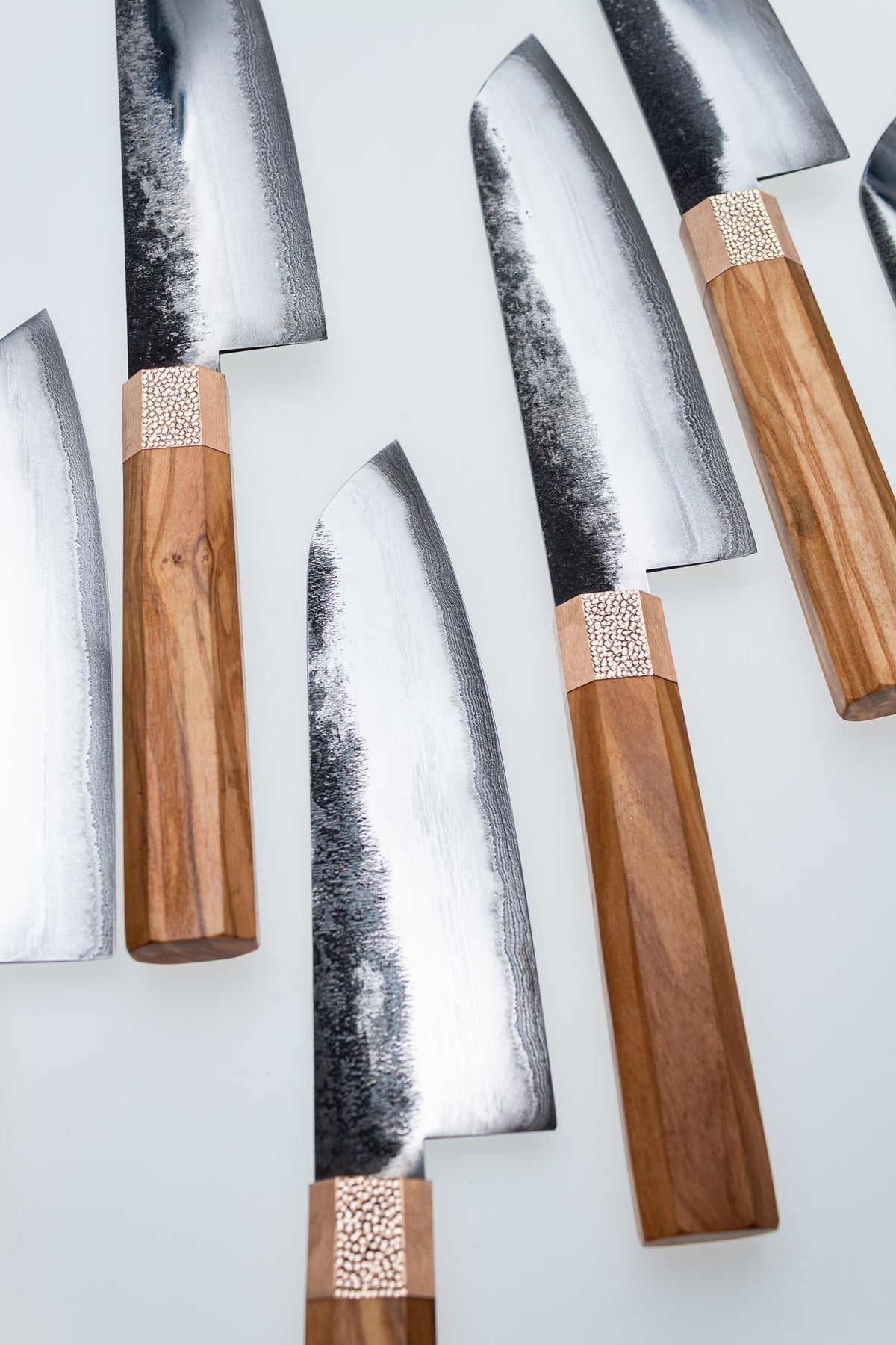 Santoku 3LN-Damast Olive