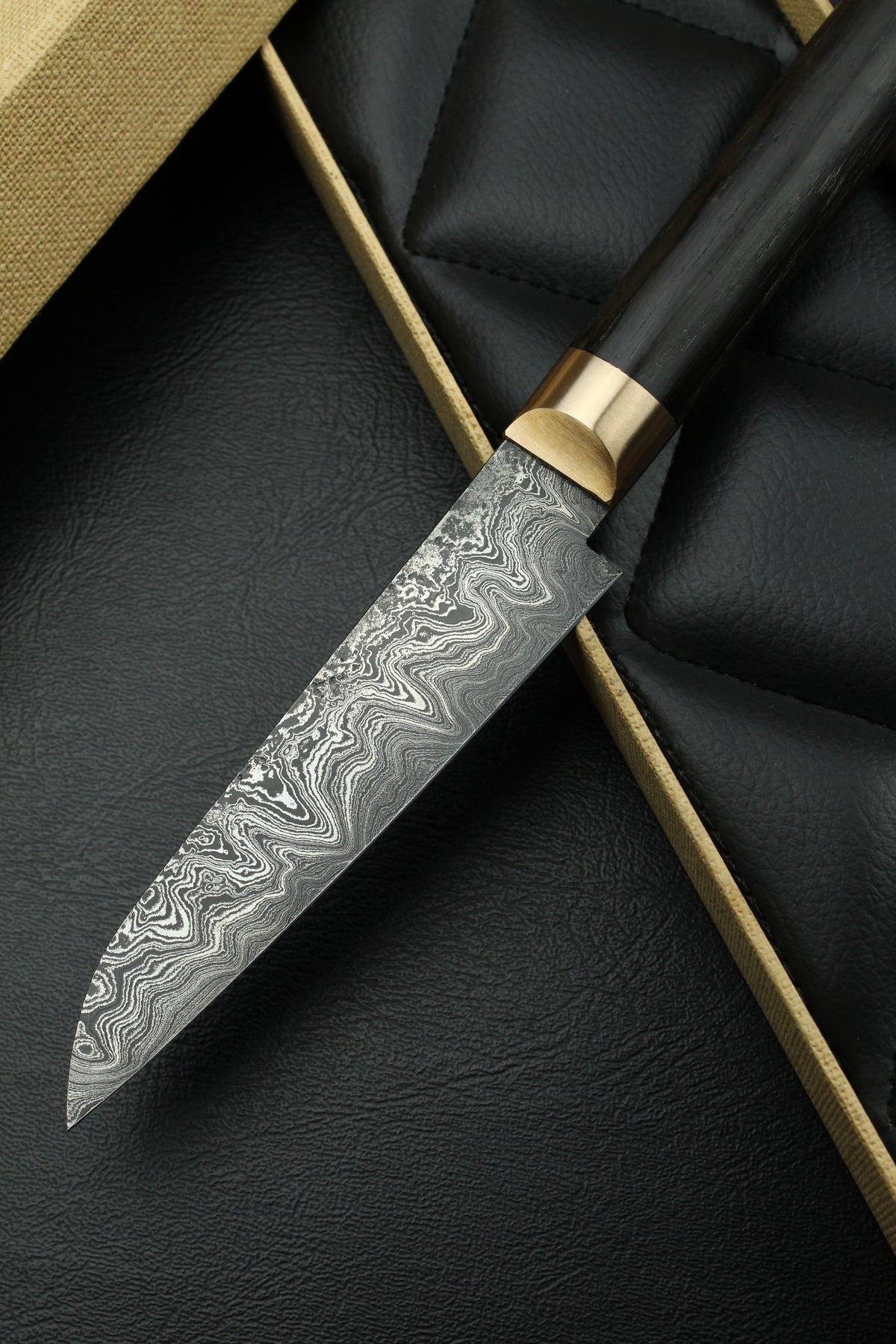 Petty Bog Oak 520 layer damascus