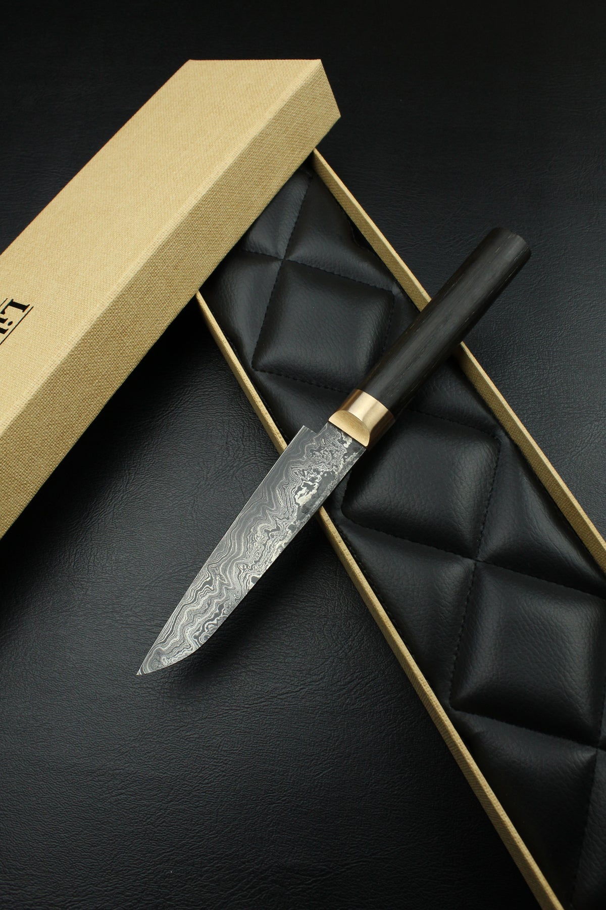 Petty aus Mooreiche, 520-lagiger Damaststahl