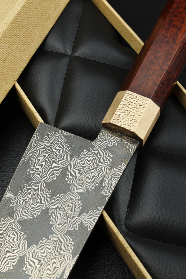 S Damast K-Tip Santoku Snakewood