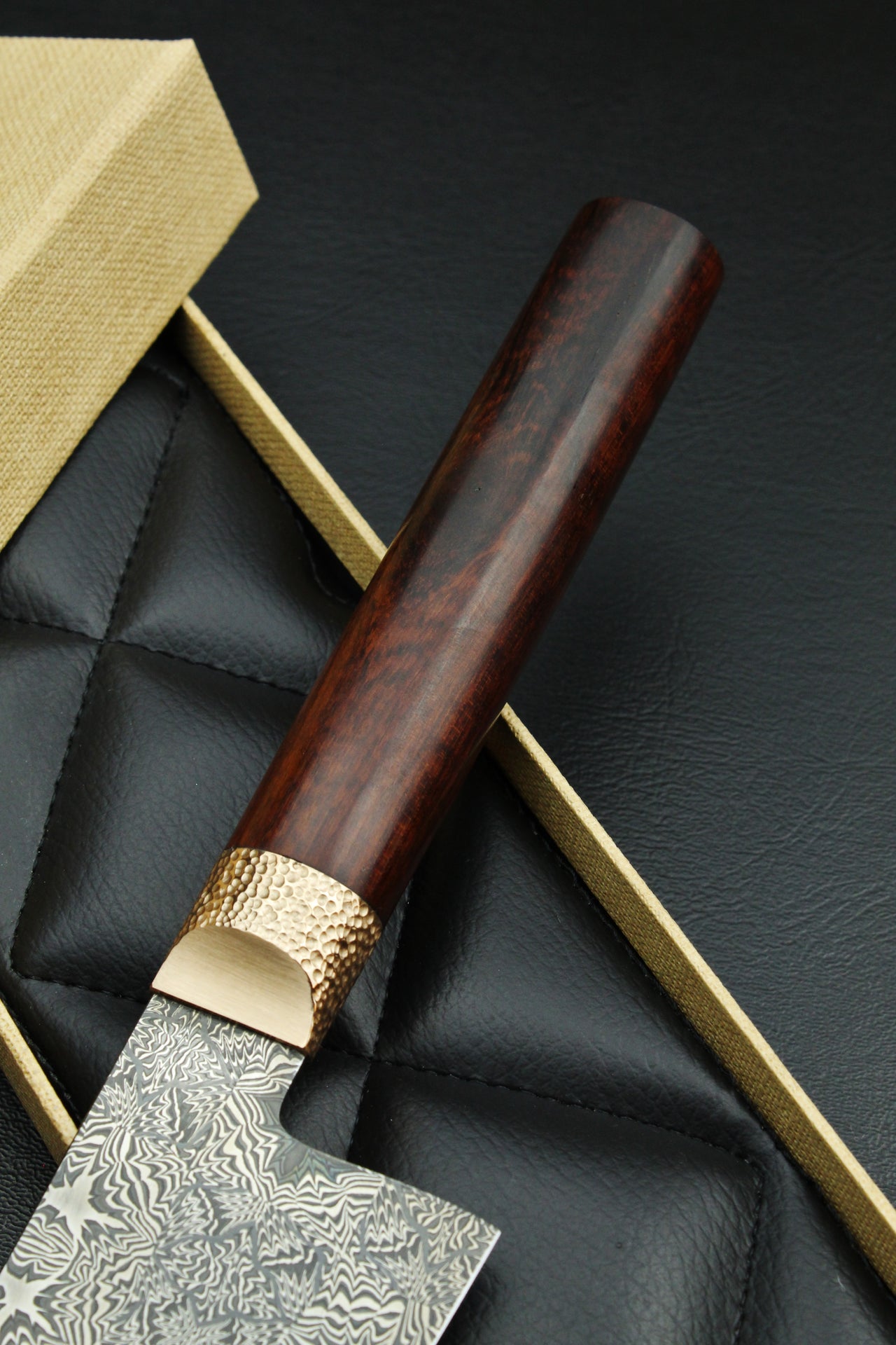 S-Damascus Gyuto Snake Oval