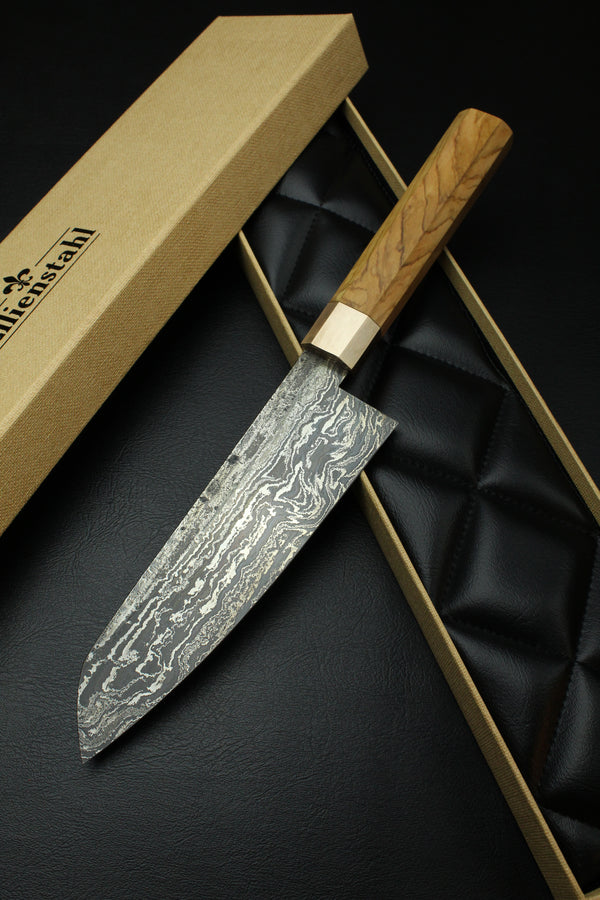 Damascus Santoku 215 Octagonal 1.0