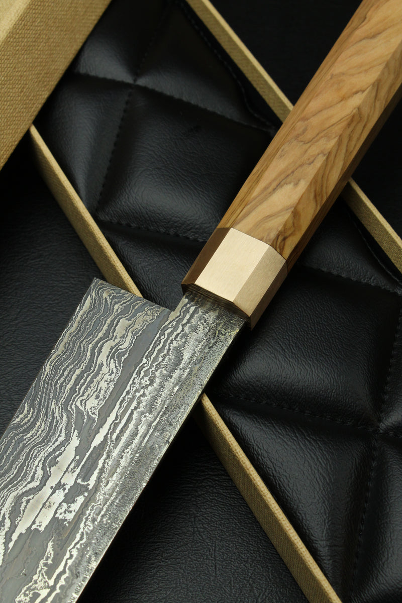 Damascus Santoku 215 Octagonal 1.0