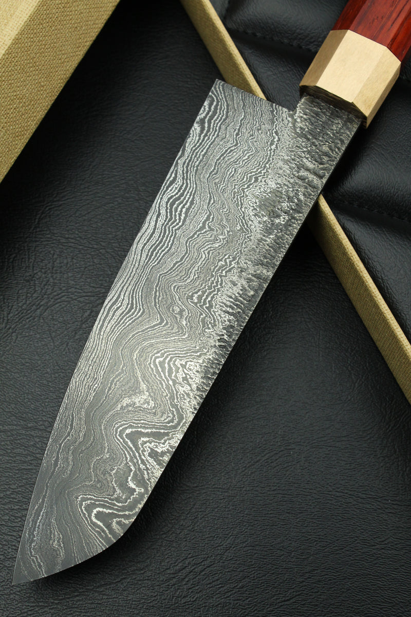 Damascus Santoku 215 Octagonal 2.1