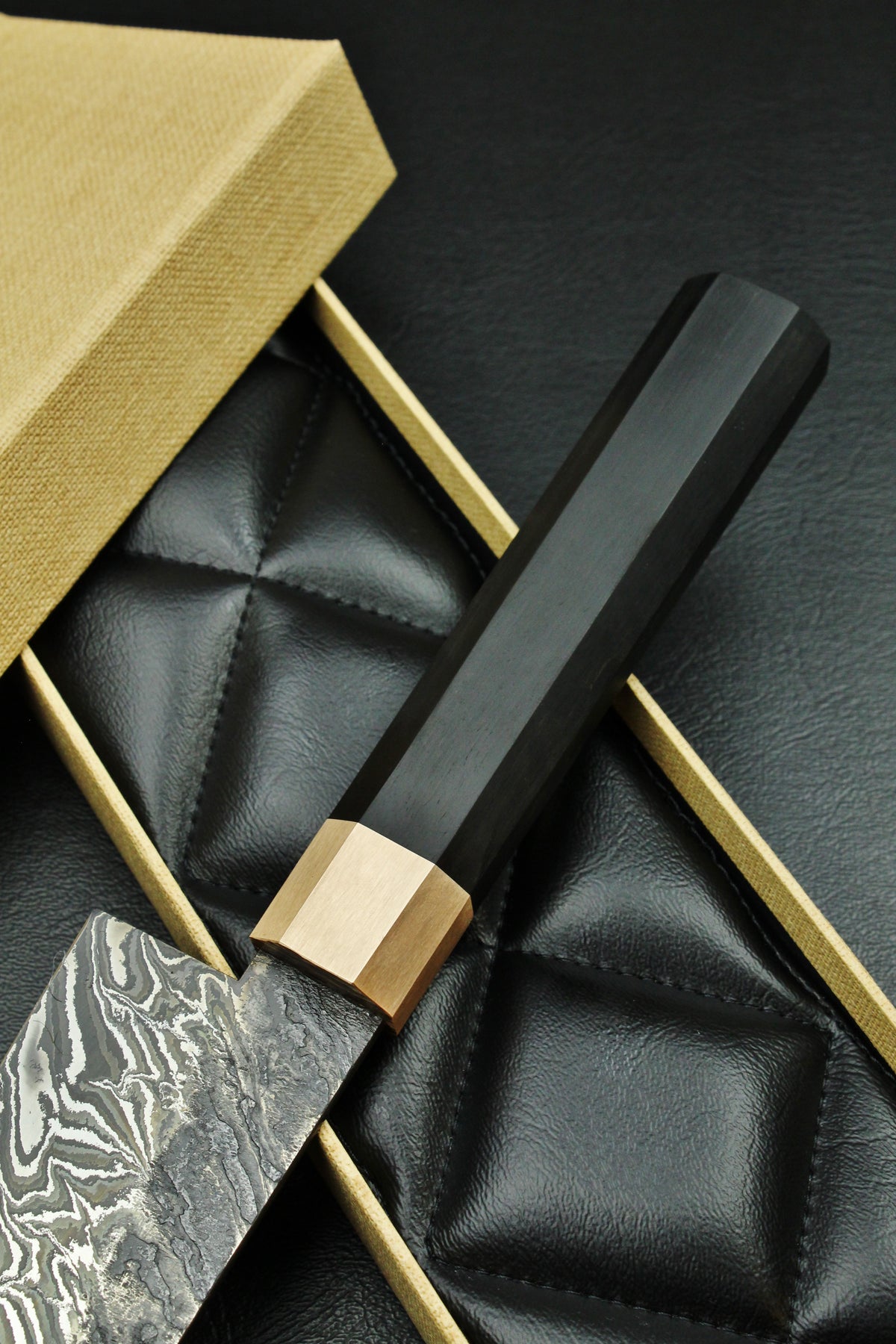 Damast-Gyuto 215 Achteckig 1.2