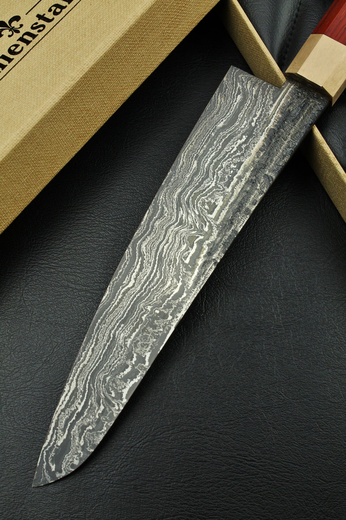 Padouk Damast Gyuto 215 Oktogonal 2.0