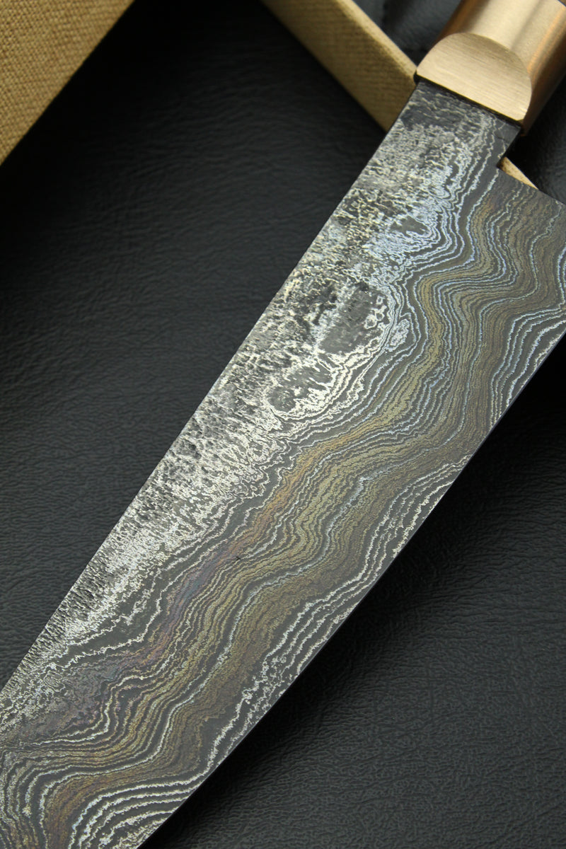 Damascus Santoku 500L German G-Walnut