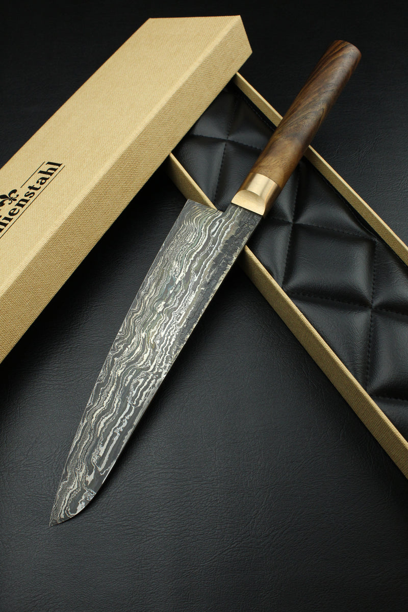 Damascus Gyuto HK German Walnut