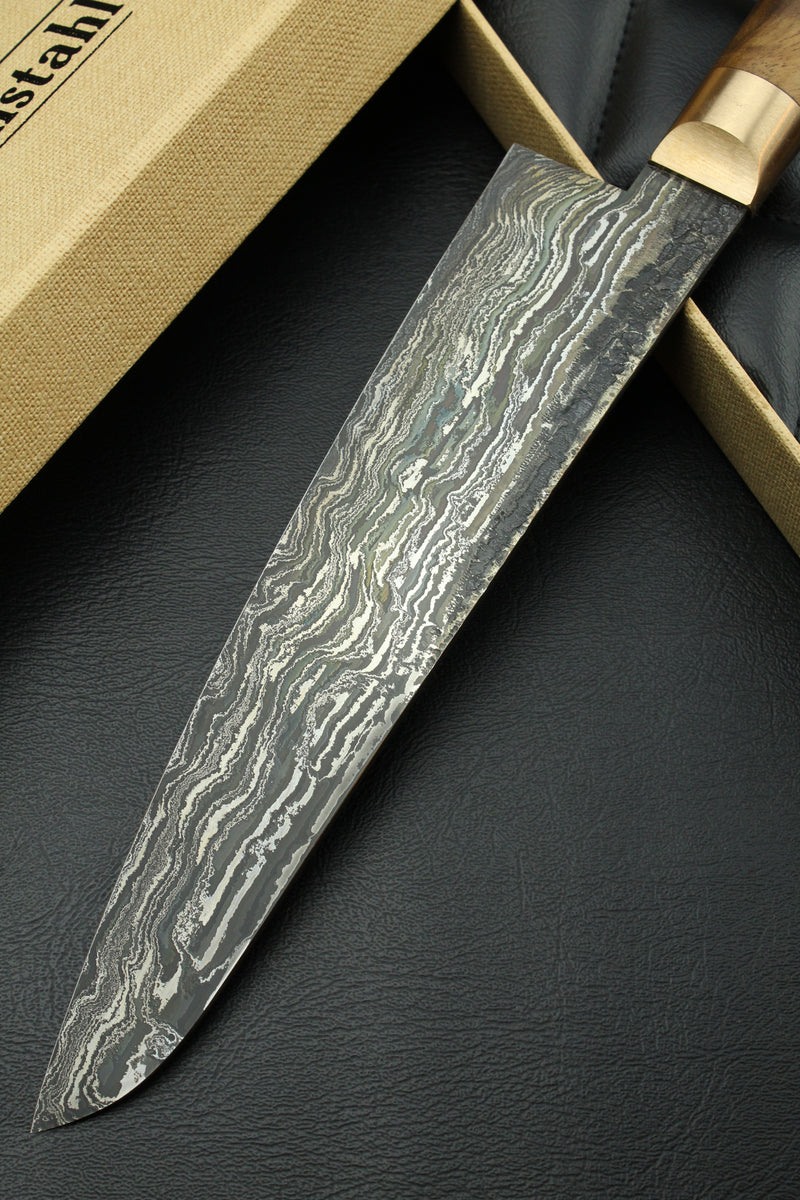 Damascus Gyuto HK German Walnut