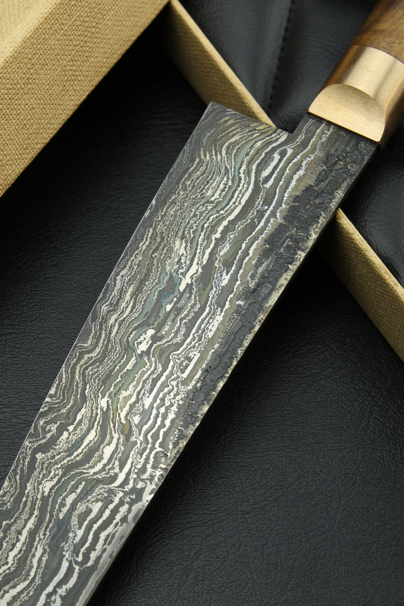 Damascus Gyuto HK German Walnut