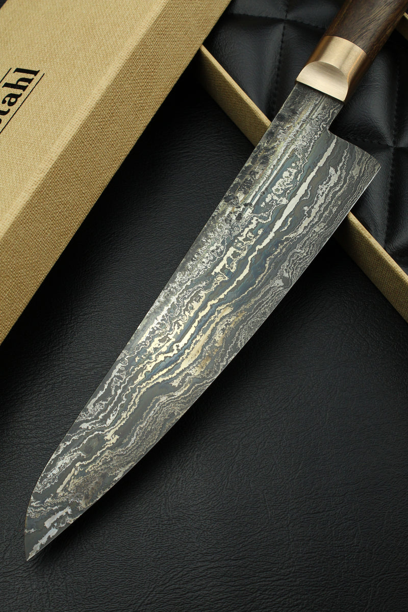 Damascus Gyuto HK German Walnut