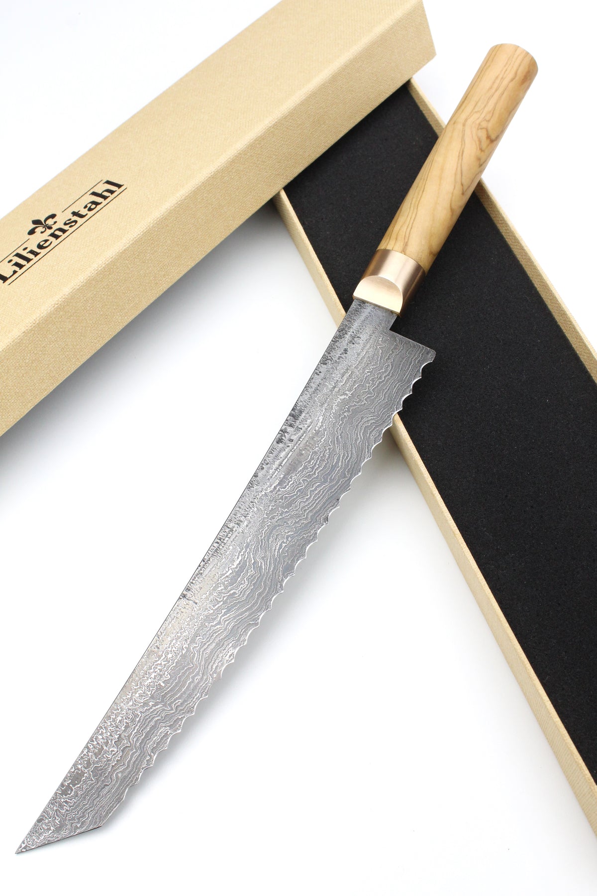 Breadsword HK Oval Olive Damascus