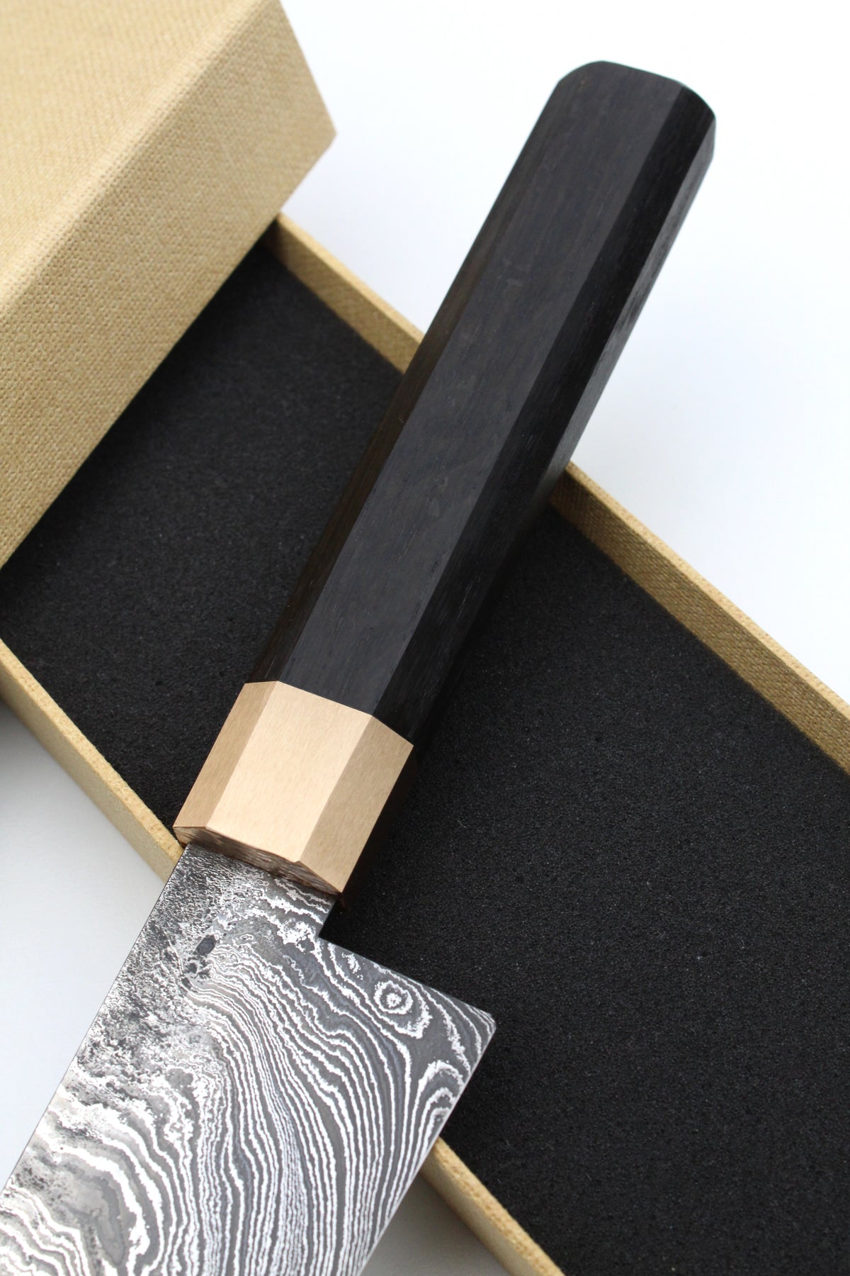 Gyuto Damast Bog Oak