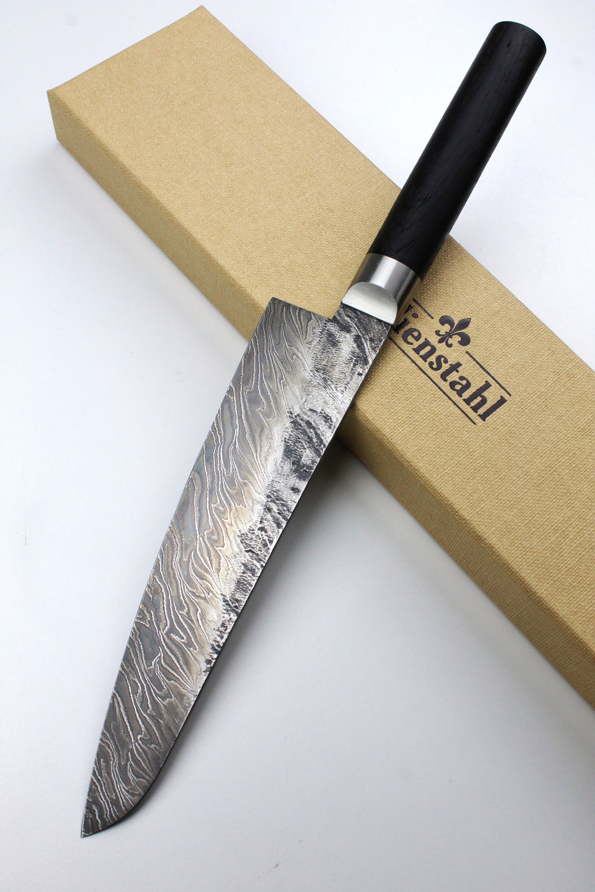 Gyuto Damascus Bog Oak HKT2.0