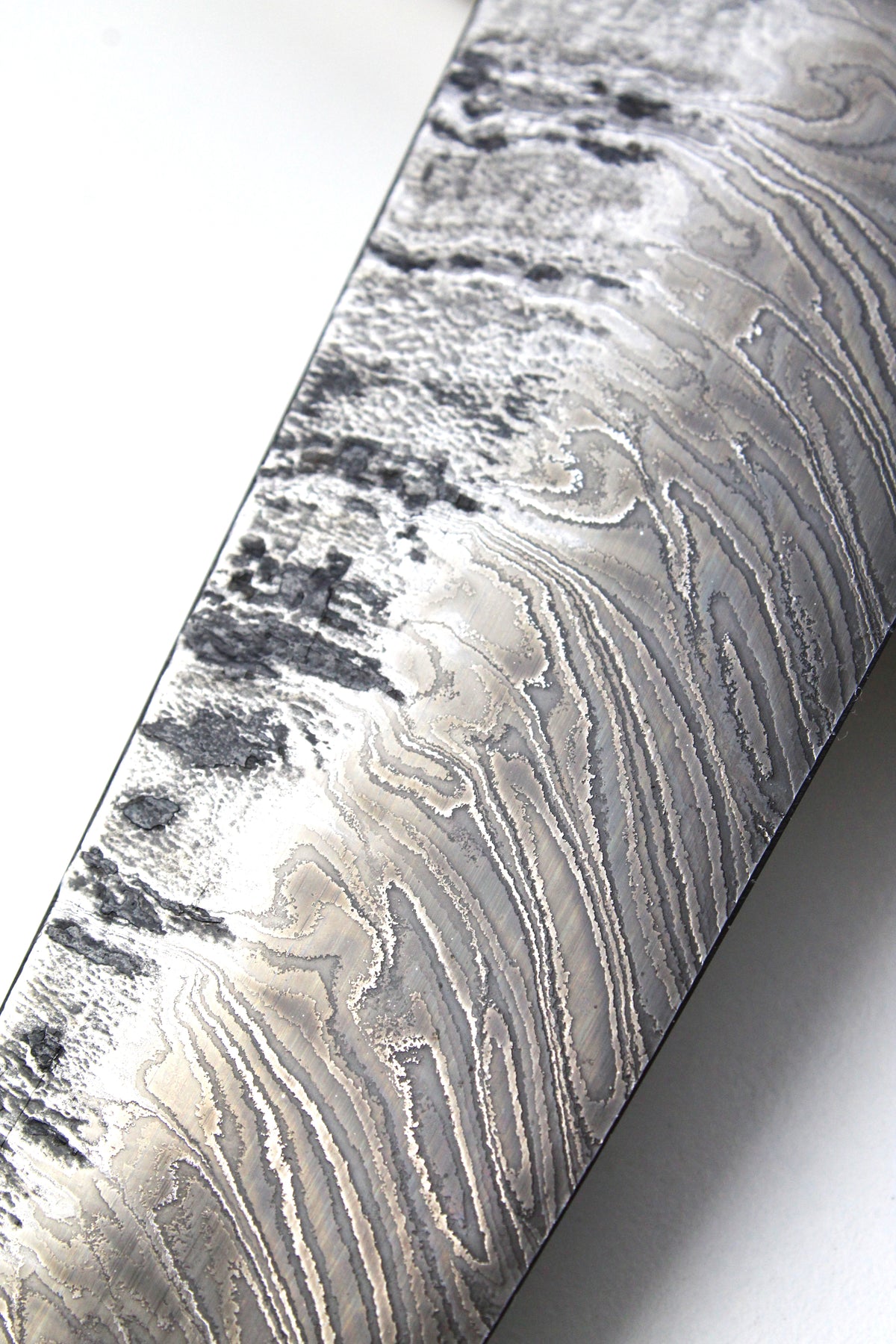 Damast-Gyuto HK-Torsion Olivgrün