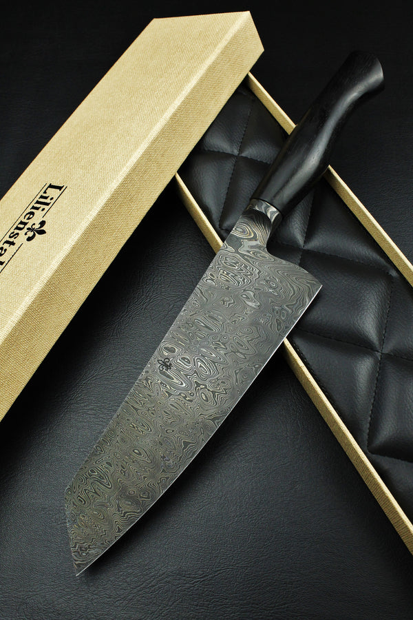 All Black Santoku 200