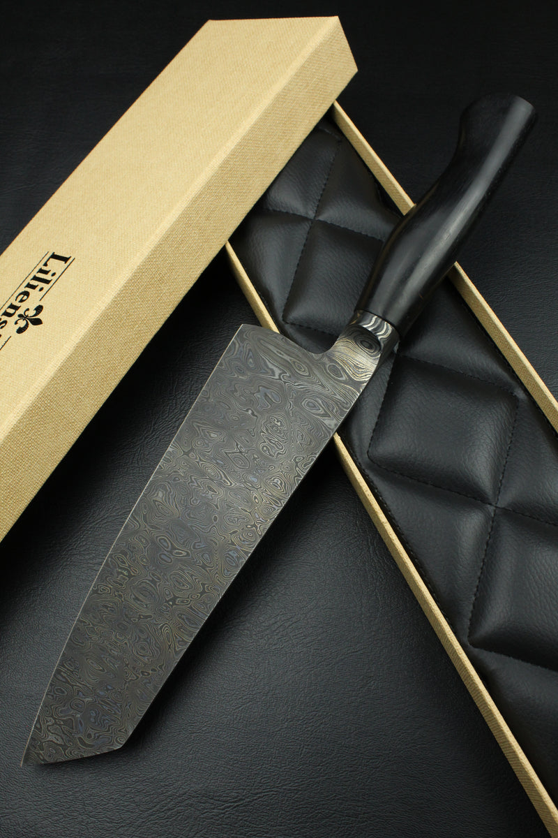 All Black Santoku 200