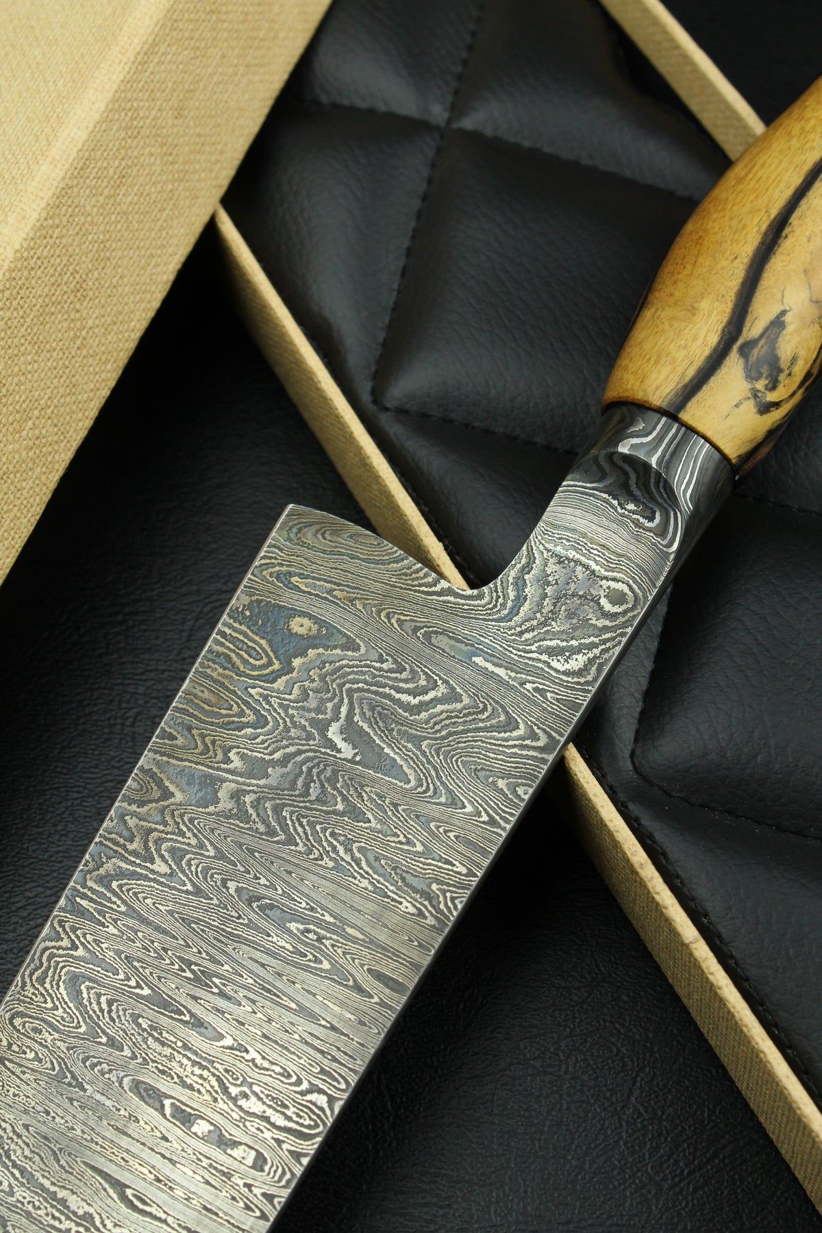 Santoku 195 Le Tigre patiniert