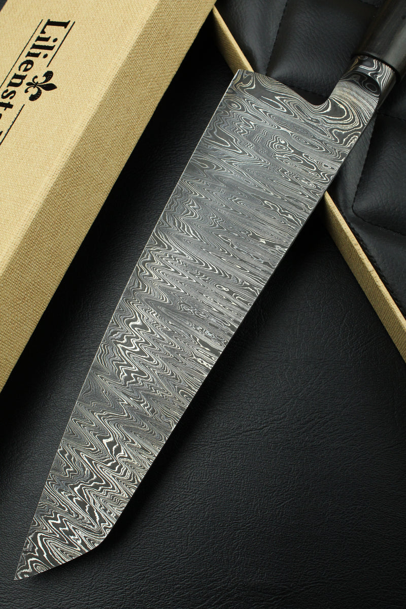 Gyuto 235 Black Ebony dark damascus