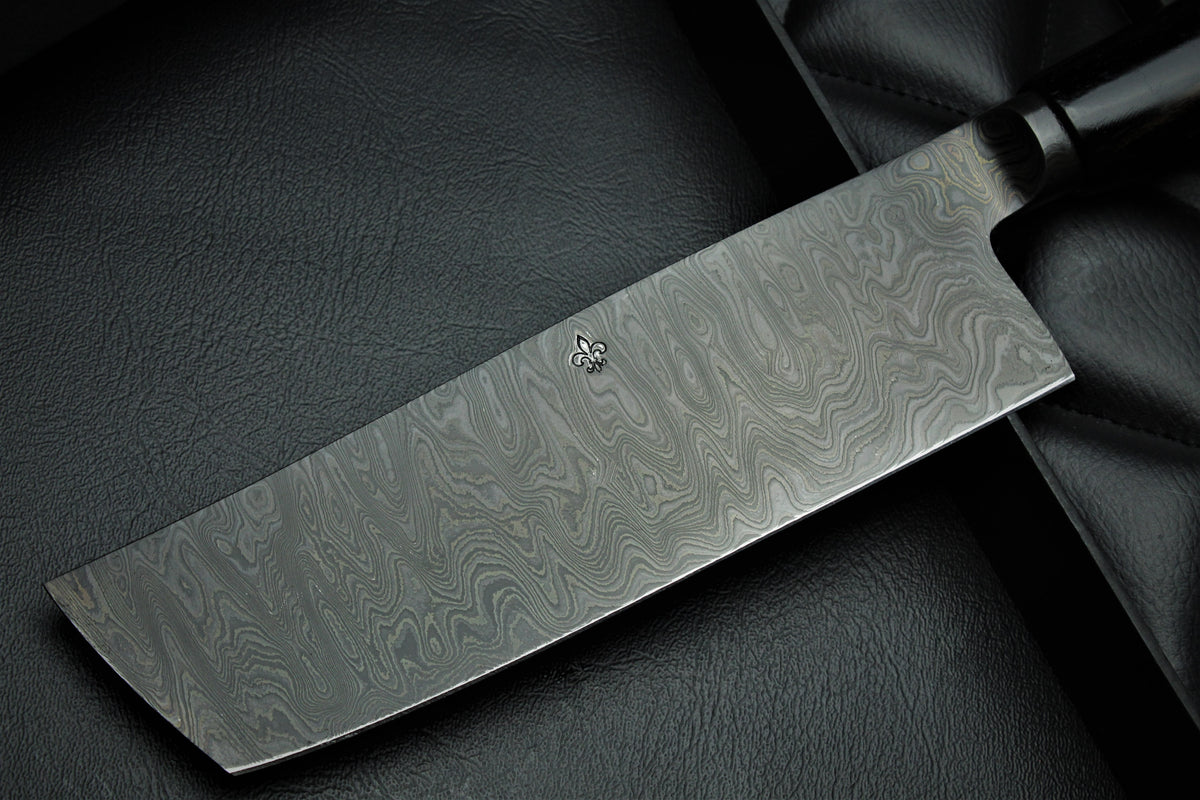 Nakiri 180 schwarzes Ebenholz komplett schwarze Patina